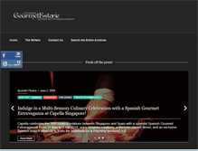 Tablet Screenshot of gourmetestorie.com
